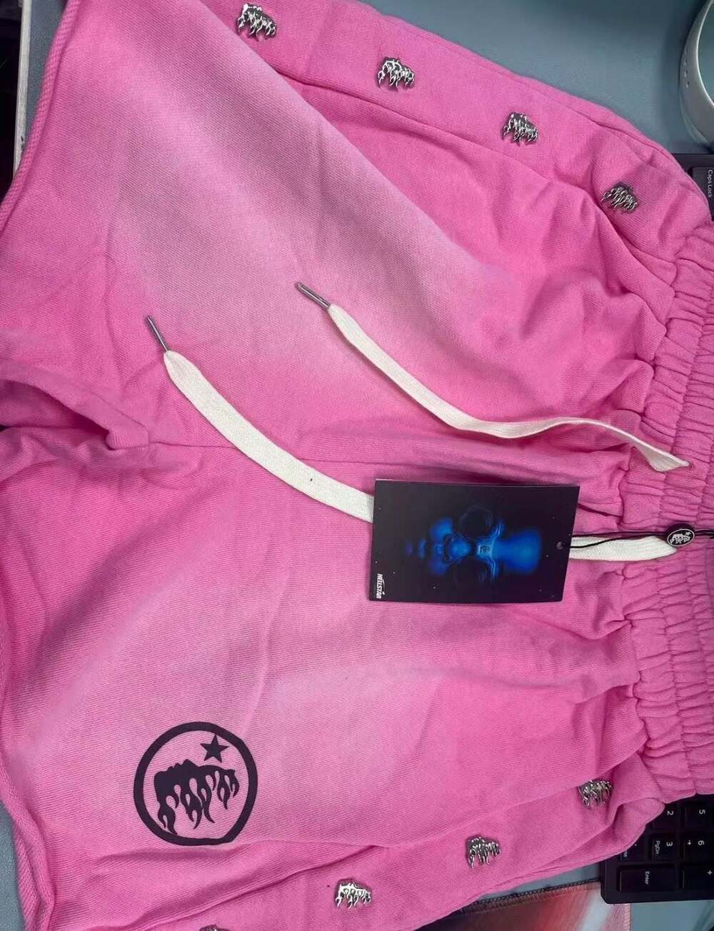 Hellstar Pink Snap Shorts